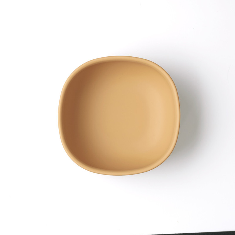 Bol pour enfant avec ventouse orange - Gloop!