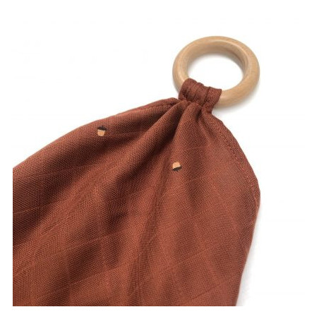 Anneau de dentition bébé marron - Gloop!