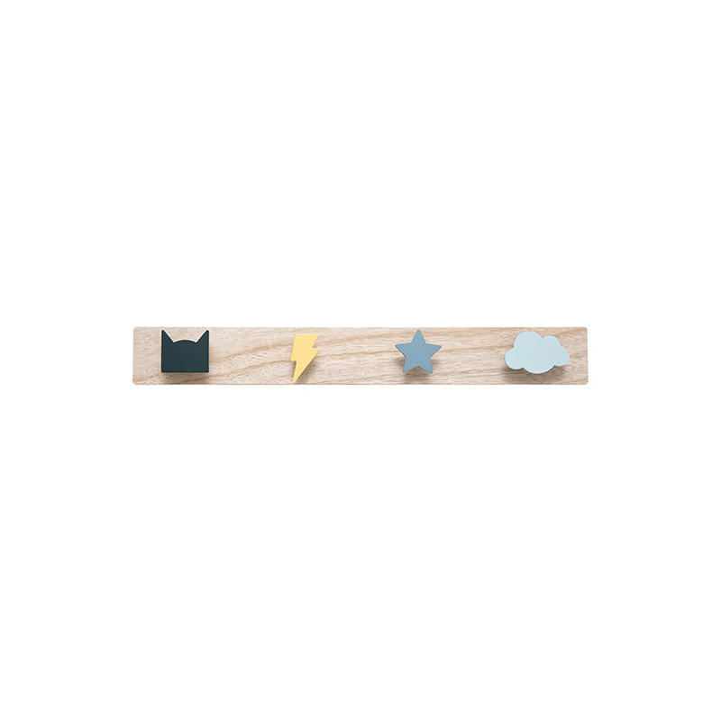 Patère pour enfant 55x7 cm - ATMOSPHERA