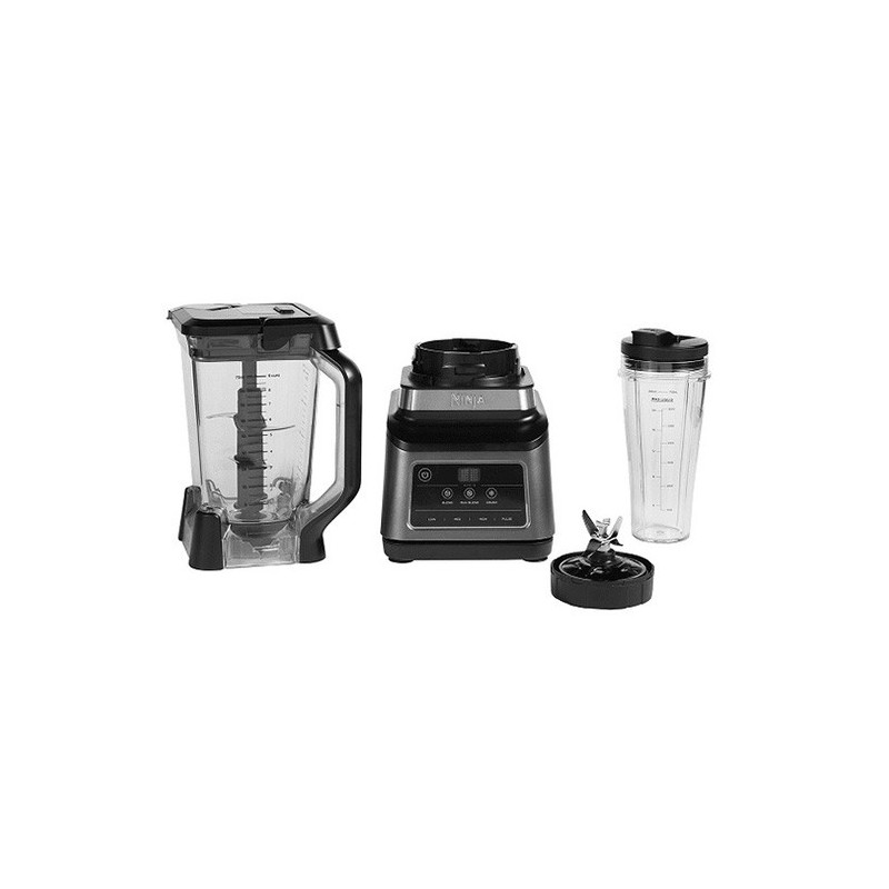Blender 2en1 Auto-iQ 1200W Noir/Argent - NINJA - BN750EU