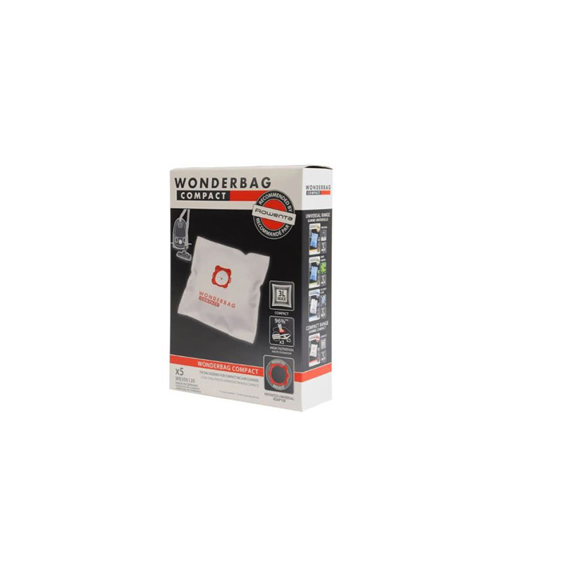 Sac aspirateur Wonderbag Compact 3L x5 - ROWENTA - WB305120