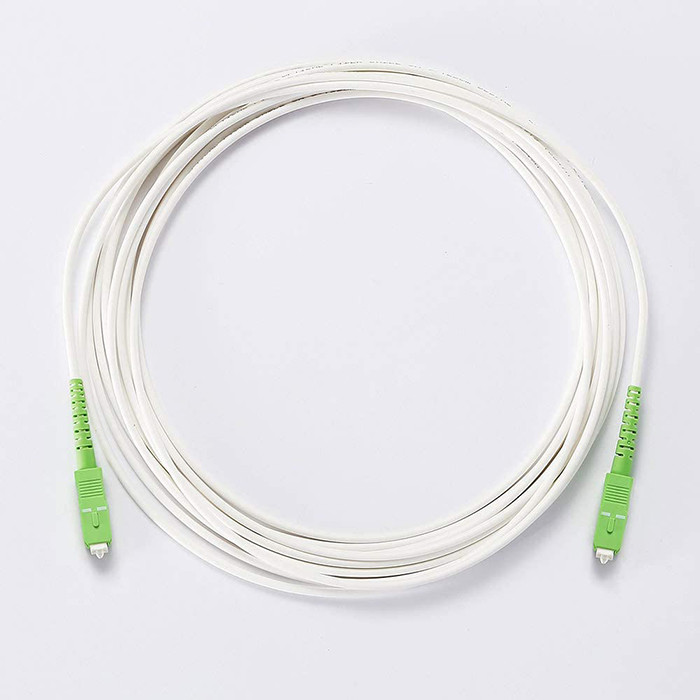 Câble fibre optique pour Box (SFR/Orange/Bouygues) 5M Blanc - D2
