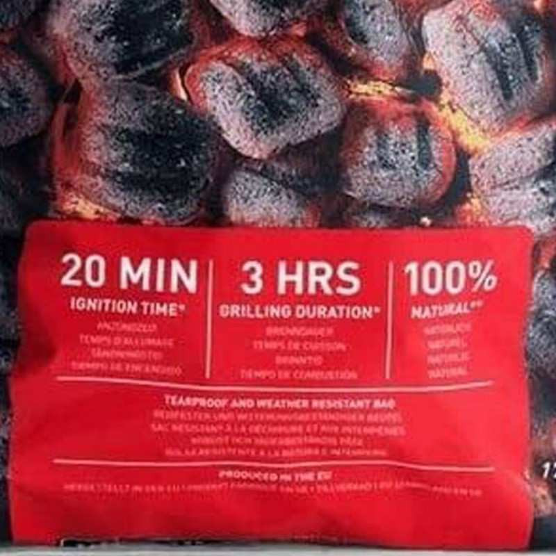 BRIQUETTES DE CHARBON DE BOIS 4KG