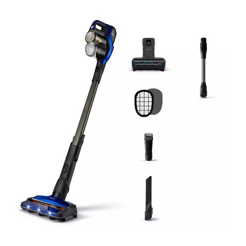 Aspirateur balai SpeedPro Max Series 8000 Noir/Bleu - PHILIPS - XC8049/01
