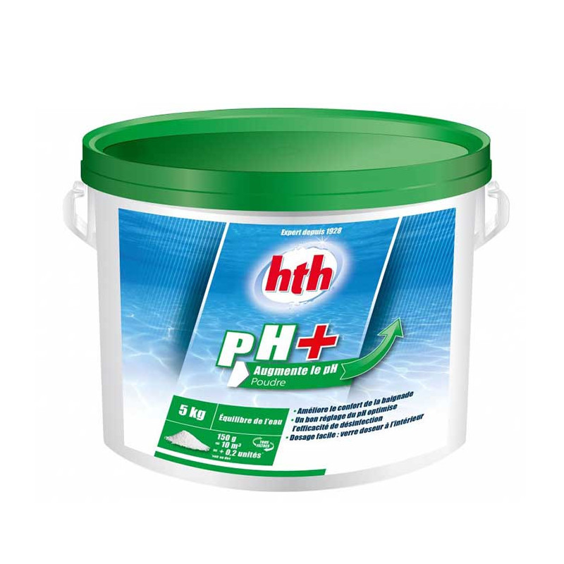Correcteur de pH PH+ Poudre 5 kg - HTH - HTH-S800833H1