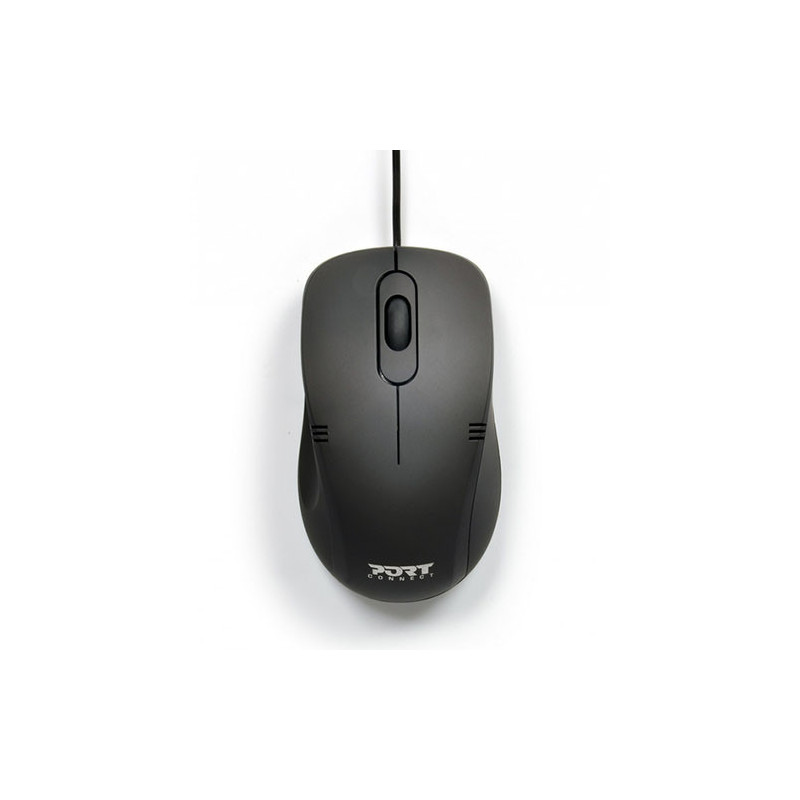 Souris filaire professionnelle USB-A 1000 dpi Noir - PORT DESIGNS - 900400