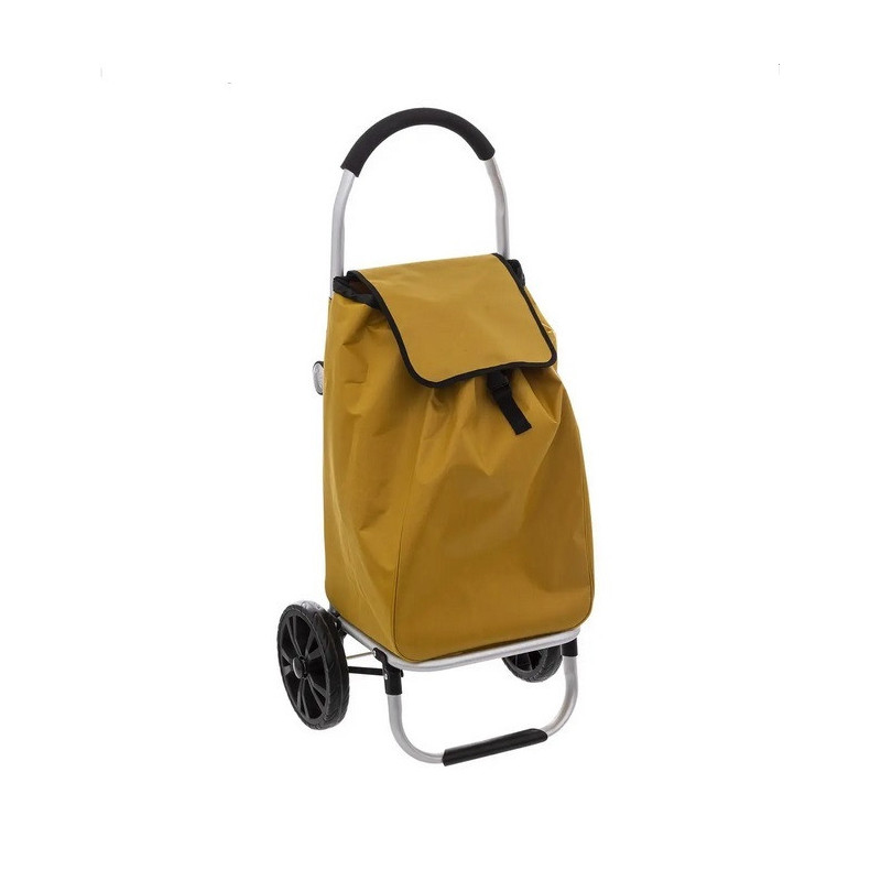 CHARIOT PLIANT 2ROUES ALUMINIUM MOUTARD