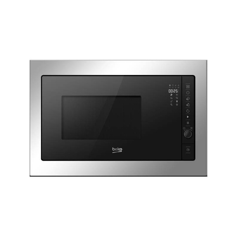 Micro-ondes encastrable 900W 25L Gris/Inox - BEKO - BMGB25332BG