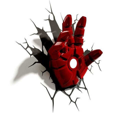 Lampe décorative 3D LED Iron Man Hand - 3D LIGHTING INNOVATIONS INC - 81670018684