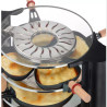 Appareils à raclette Evolution 900W  + accessoires Noir/Bois - LAGRANGE - 149003