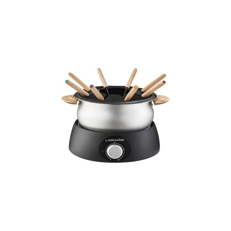 Appareil à fondue Classique 900W Noir/Inox - LAGRANGE - 349013