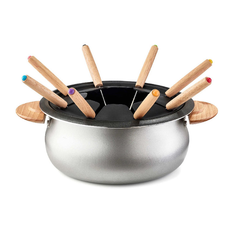 Set Wok + Fondue Électrique 900 W 8 Fourchettes - LAGRANGE - 349019