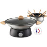 Set Wok + Fondue Électrique 900 W 8 Fourchettes - LAGRANGE - 349019