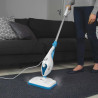 Balai Vapeur Multi-usages 2en1 avec Nettoyeur à Main 1300W Bleu/Blanc - POLTI - PTEU0291