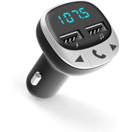 Transmetteur audio Bluetooth MP3/FM pour Voiture Gris - ENERGY SISTEM - 448265