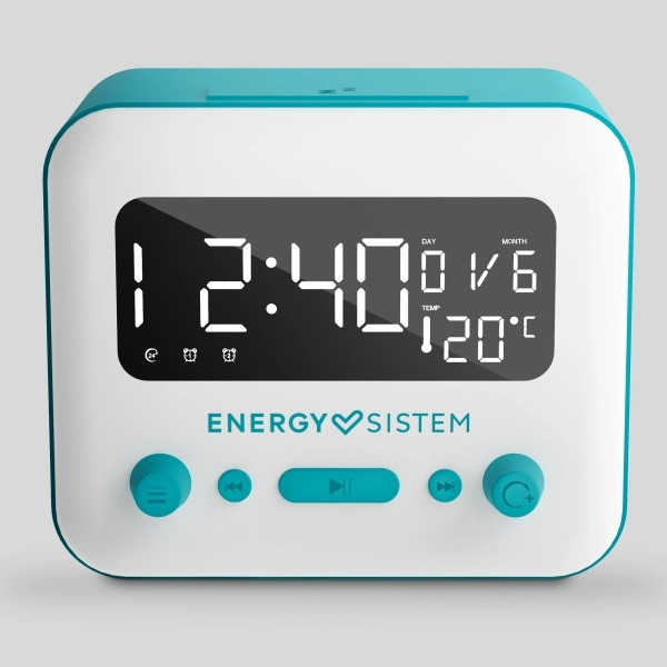 Radio-réveil sans fil Clock 2 Bluetooth Bleu - ENERGY SISTEM - 450725 