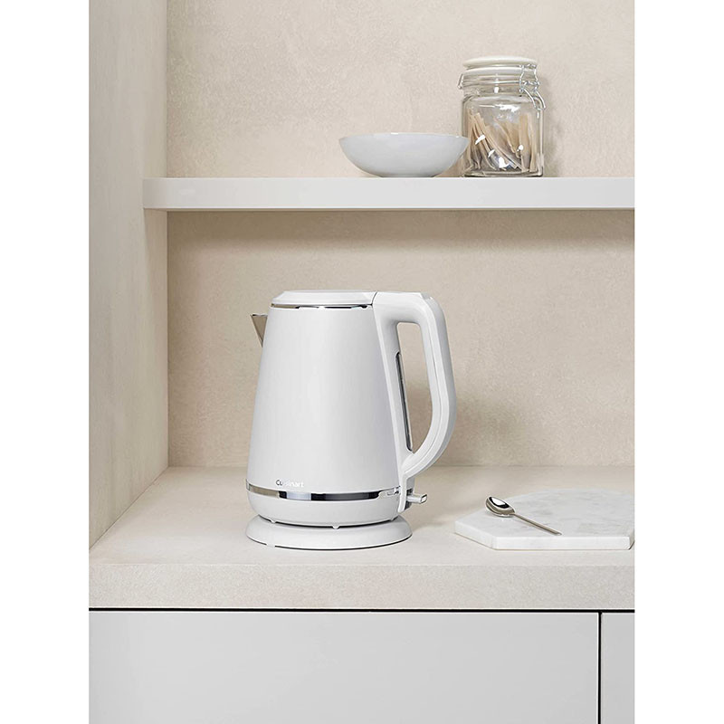 Bouilloire à galet sans fil 1,5L 3000W blanc gravier - CUISINART - CJK780WE