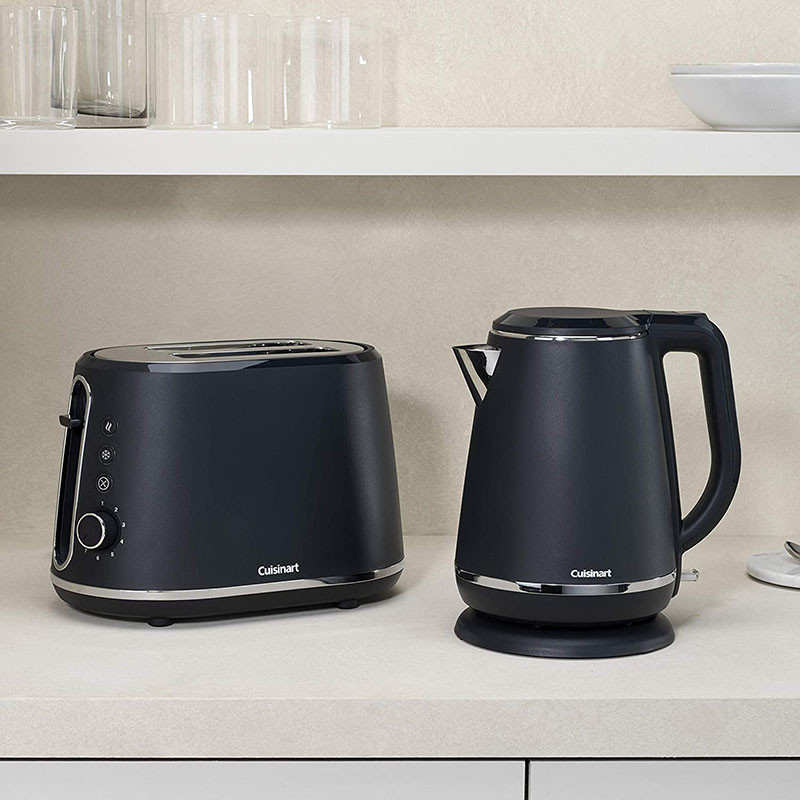 Bouilloire à galet sans fil 1,5L 3000W ardoise - CUISINART - CJK780E
