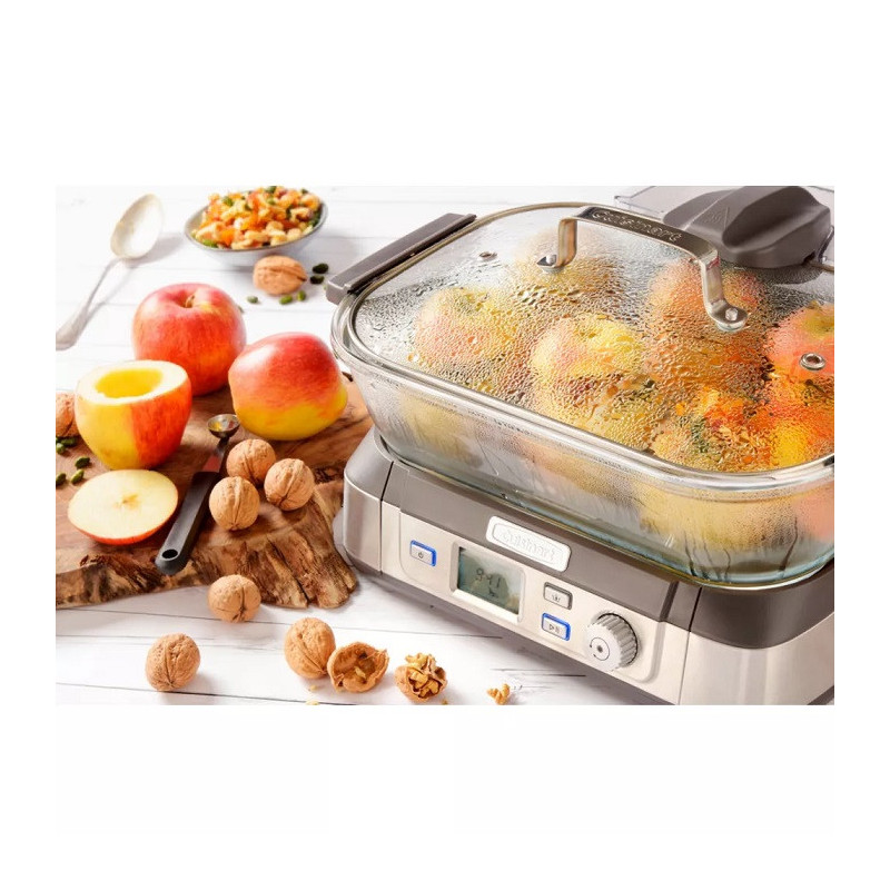 Cuiseur Vapeur CookFresh 5L 1800W Inox - CUISINART - STM1000E