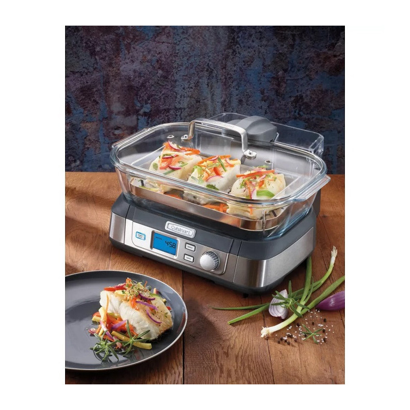Cuiseur Vapeur CookFresh 5L 1800W Inox - CUISINART - STM1000E