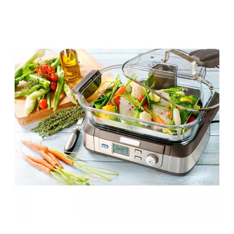 Cuiseur Vapeur CookFresh 5L 1800W Inox - CUISINART - STM1000E