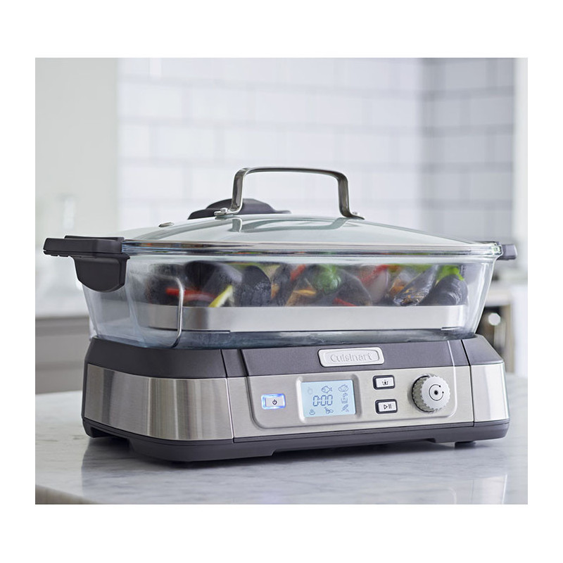 Cuiseur Vapeur CookFresh 5L 1800W Inox - CUISINART - STM1000E