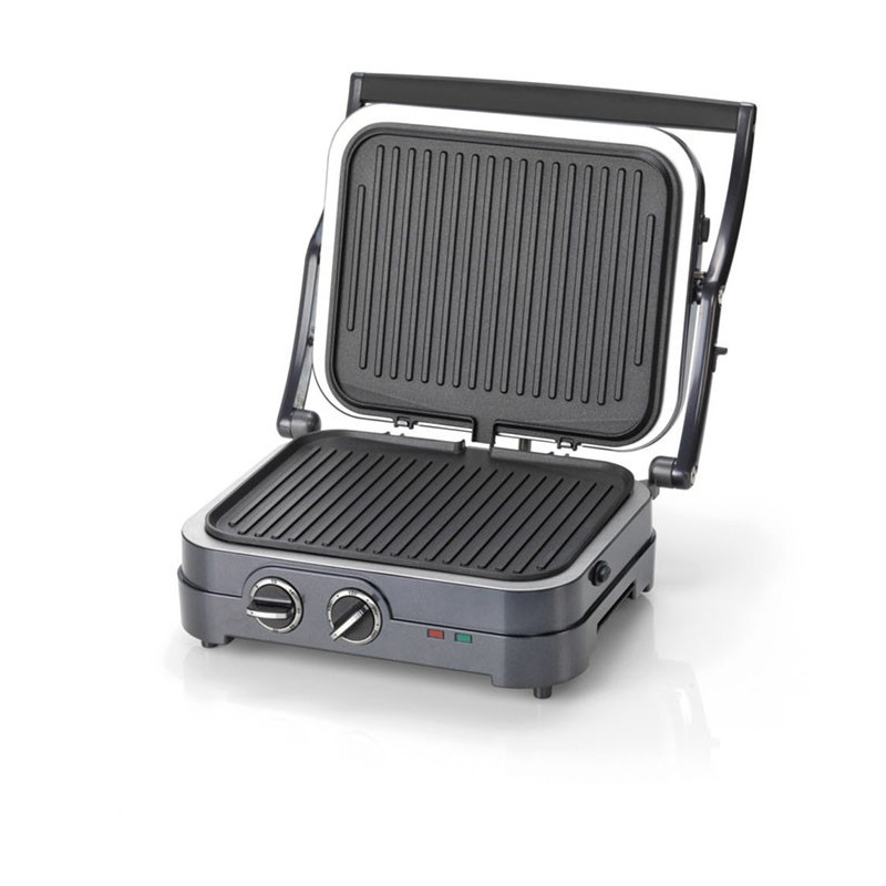 Grill électrique 2en1 Elite plancha grill Bleu Nuit - CUISINART - GR47BE