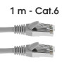 Câble Réseau RJ45 Blindé 1m Gris - RJ45_CAT6_1M_G