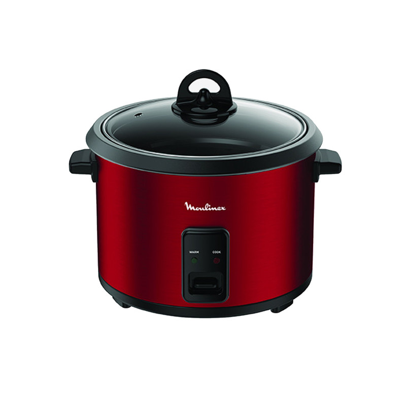 Cuiseur à riz Easy Rice rouge - MOULINEX - MK123500