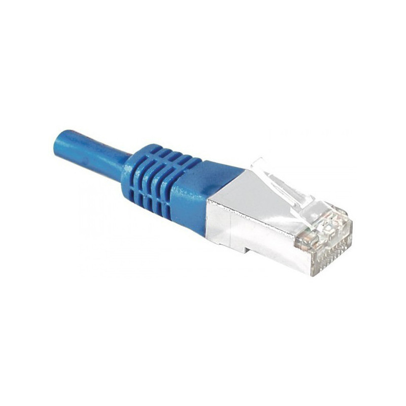 Câble Réseau RJ45 FTP CAT.6 Blindé 1m Bleu - DEXLAN - CAB_RJ45_CAT6_1M_B