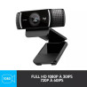 Webcam C922 Pro Stream Full HD Noir - LOGITECH - CAM_LOG_C922_PRO