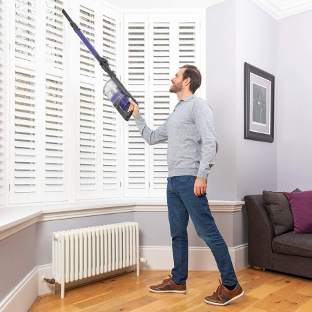 Aspirateur balai sans fil DuoClean Noir/Violet - SHARK - IZ251EU