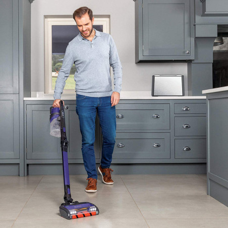 Aspirateur balai sans fil DuoClean Noir/Violet - SHARK - IZ251EU