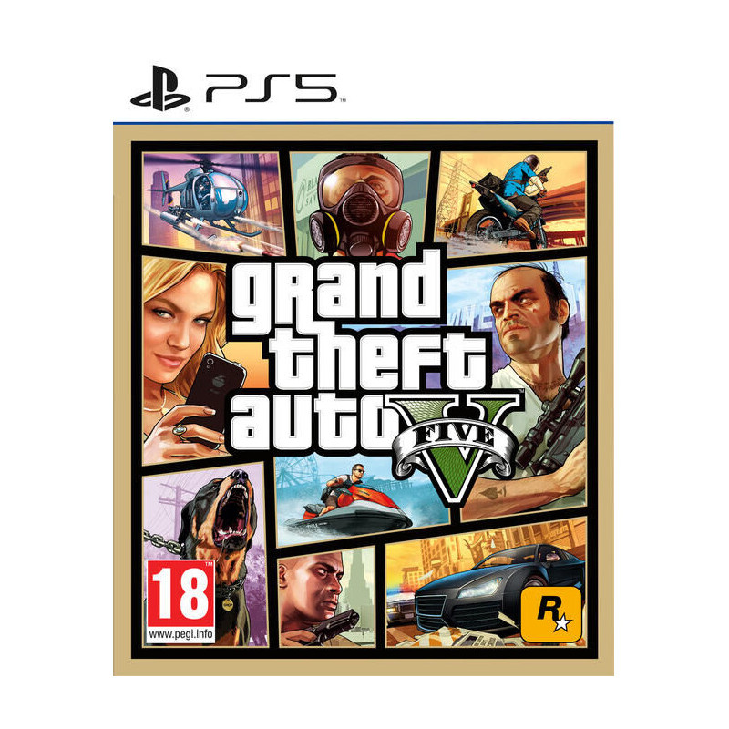 Jeux PS5 Grand Theft Auto V - ROCKSTAR GAMES - 78840019673