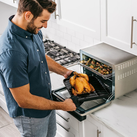 Mini-Four Multifonction 10-en-1 Foodi 29L Inox - NINJA - DT200EU