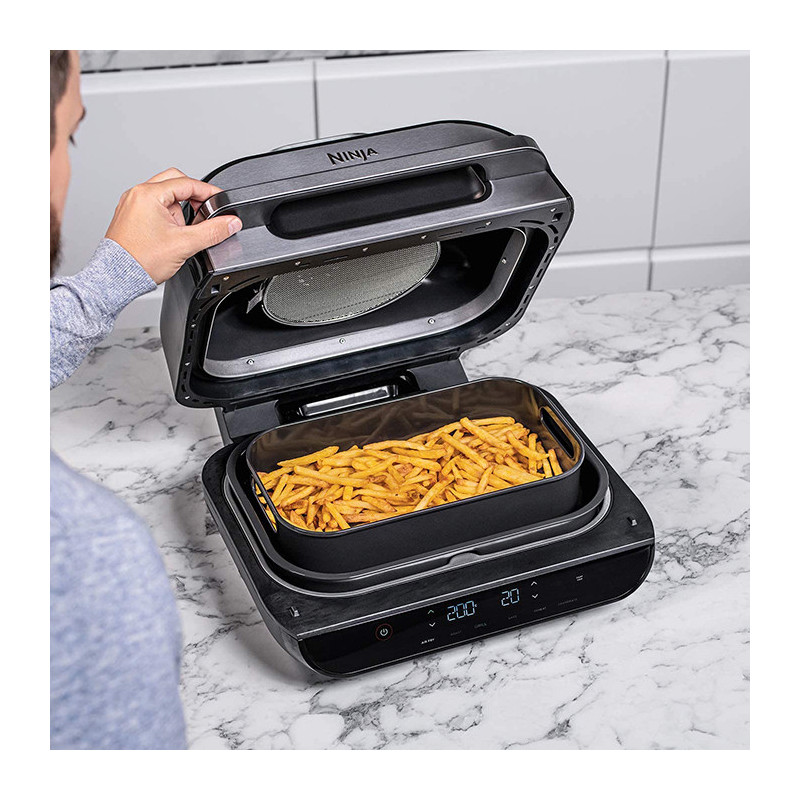 Grill & friteuse sans huile à air chaud Foodi Max 2460W Noir/Inox - NINJA - AG551EU