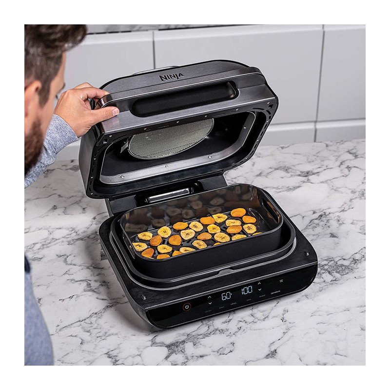 Grill & friteuse sans huile à air chaud Foodi Max 2460W Noir/Inox - NINJA - AG551EU