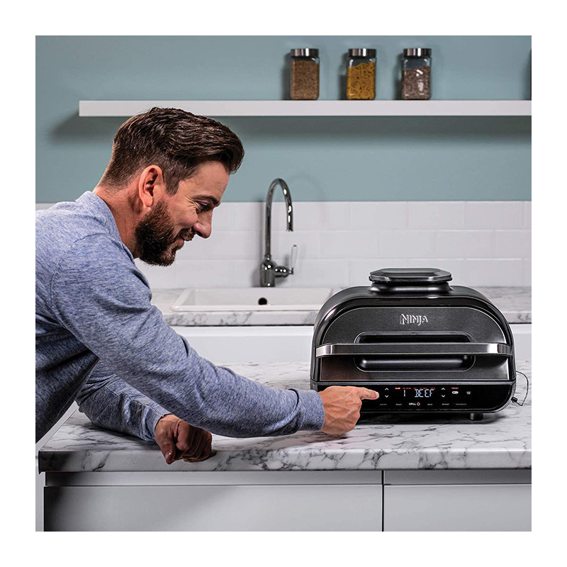 Grill & friteuse sans huile à air chaud Foodi Max 2460W Noir/Inox - NINJA - AG551EU