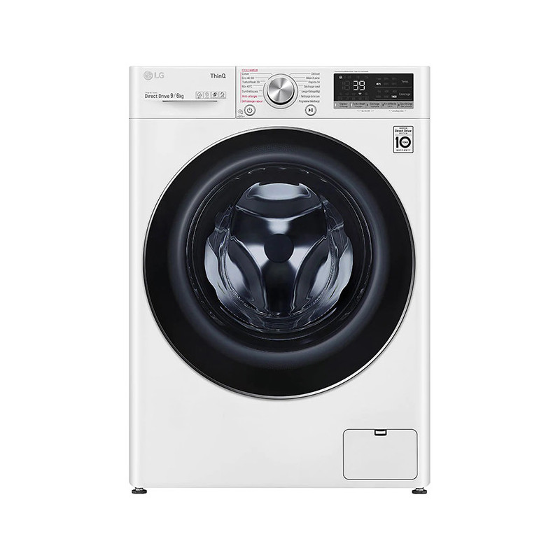 Lave-linge séchant Frontal Motion Direct Drive 9/6 kg Blanc - LG - F964V72WRHT-ABWQPFS
