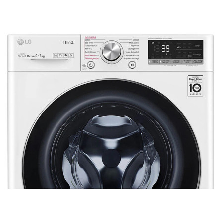 Lave-linge séchant Frontal Motion Direct Drive 9/6 kg Blanc - LG - F964V72WRHT-ABWQPFS