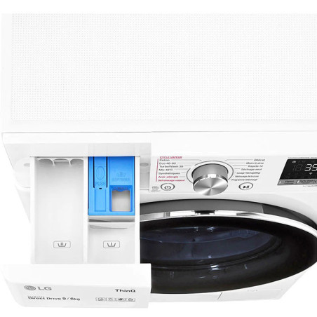 Lave-linge séchant Frontal Motion Direct Drive 9/6 kg Blanc - LG - F964V72WRHT-ABWQPFS