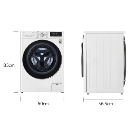 Lave-linge séchant Frontal Motion Direct Drive 9/6 kg Blanc - LG - F964V72WRHT-ABWQPFS