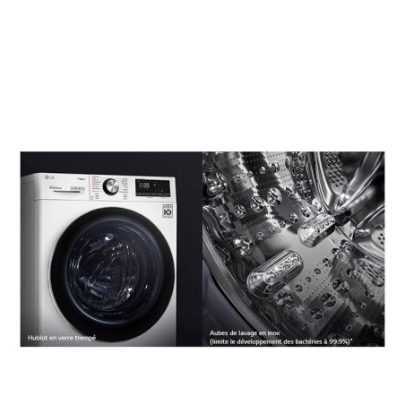Lave-linge séchant Frontal Motion Direct Drive 9/6 kg Blanc - LG - F964V72WRHT-ABWQPFS