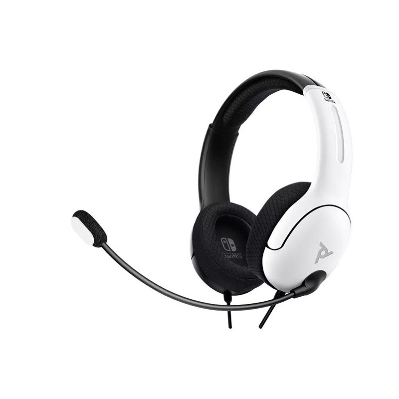 Micro-casque Stéreo Filaire LVL40 Nintendo Switch/OLED/Lite Noir/Blanc -  PDP - 65301118594 