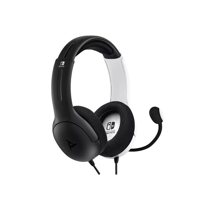Micro-casque Stéreo Filaire LVL40 Nintendo Switch/OLED/Lite Noir/Blanc - PDP - 65301118594