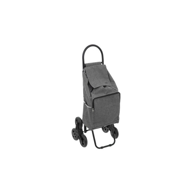 Chariot de Courses 6 Roues Nomade 99cm Gris - FIVE 