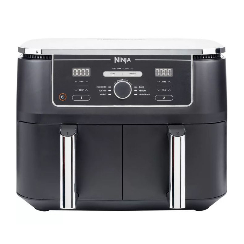 Friteuse sans huile à air chaud Foodi Max DualZone 2470W Noir/Argent - NINJA - AF400EU
