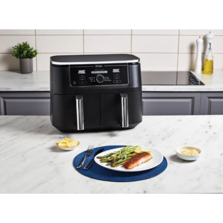 Friteuse sans huile à air chaud Foodi Max DualZone 2470W Noir/Argent - NINJA - AF400EU