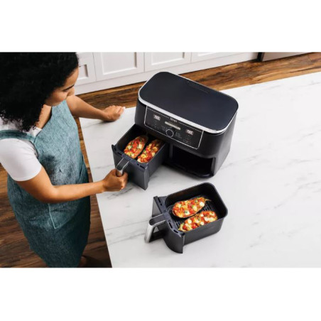 Friteuse sans huile à air chaud Foodi Max DualZone 2470W Noir/Argent - NINJA - AF400EU