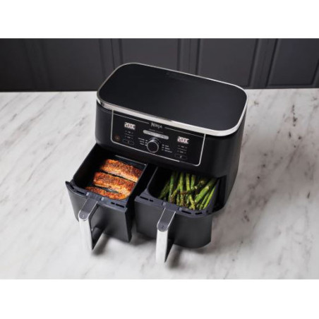 Friteuse sans huile à air chaud Foodi Max DualZone 2470W Noir/Argent - NINJA - AF400EU